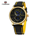 Forsining 8203 Scale Dial Mechanical Watches Chrono Waterproof Luxury Watch Automatic Mens